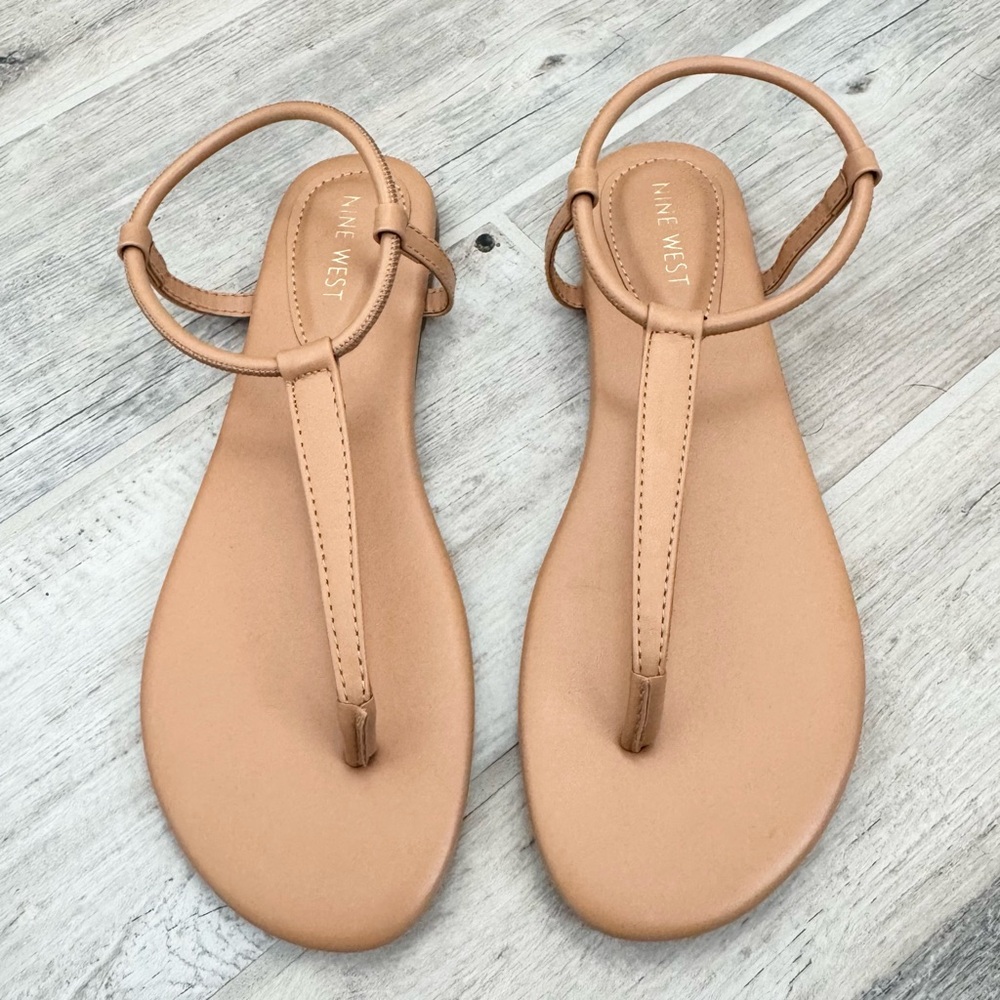 Nine West Bassie3 Tan Sandals